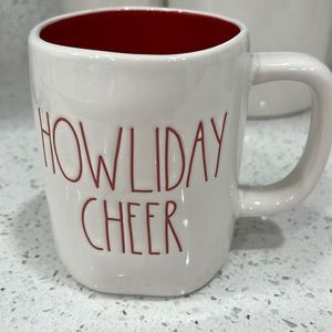 *SALE* New Rae Dunn HOWLIDAY CHEER Dog Lover Christmas Coffee Mug